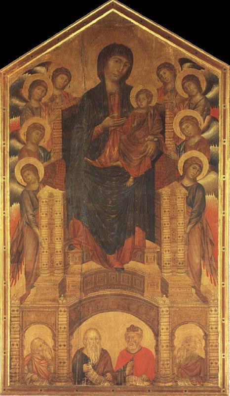 unknow artist Cimabue, Maesta oil painting image